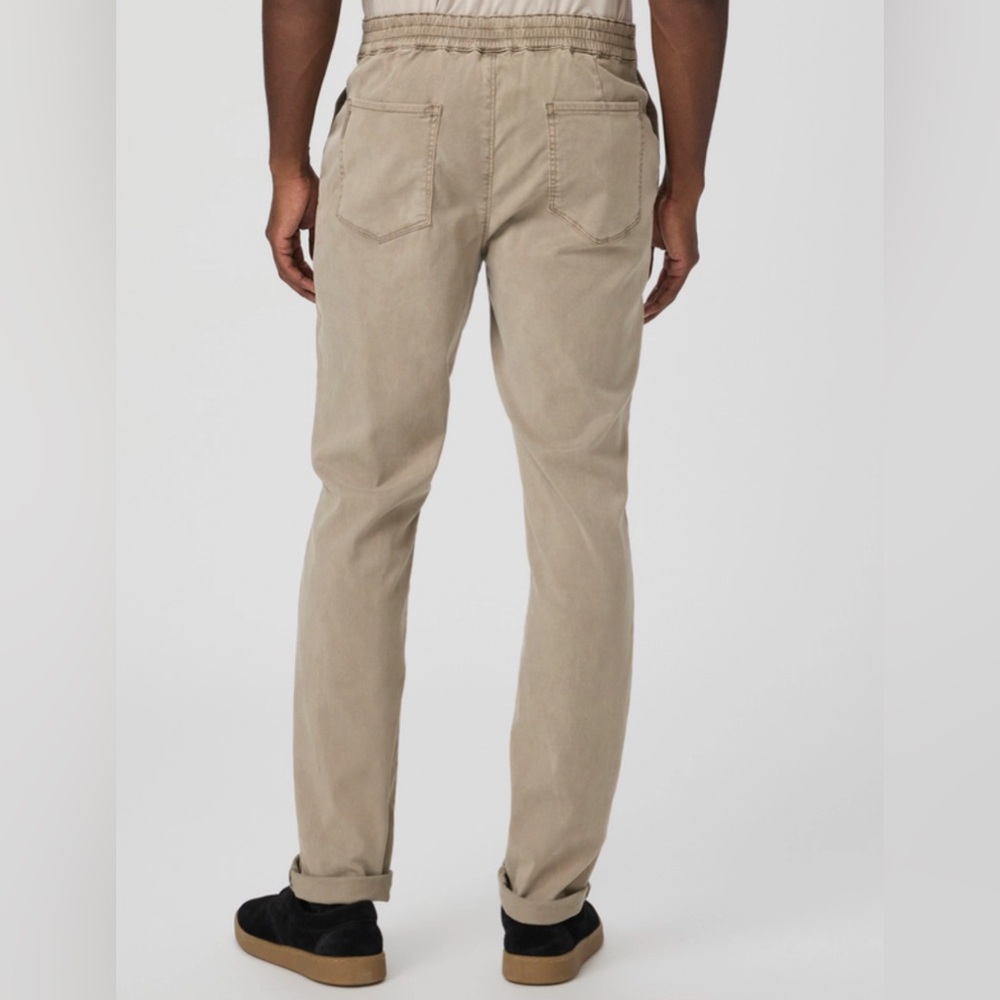 PAIGE Tan Casual Drawstring Pants - Picture 3 of 13